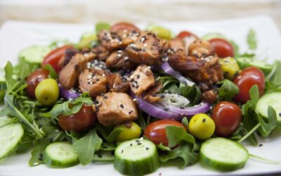 Salmon Arugula Salad